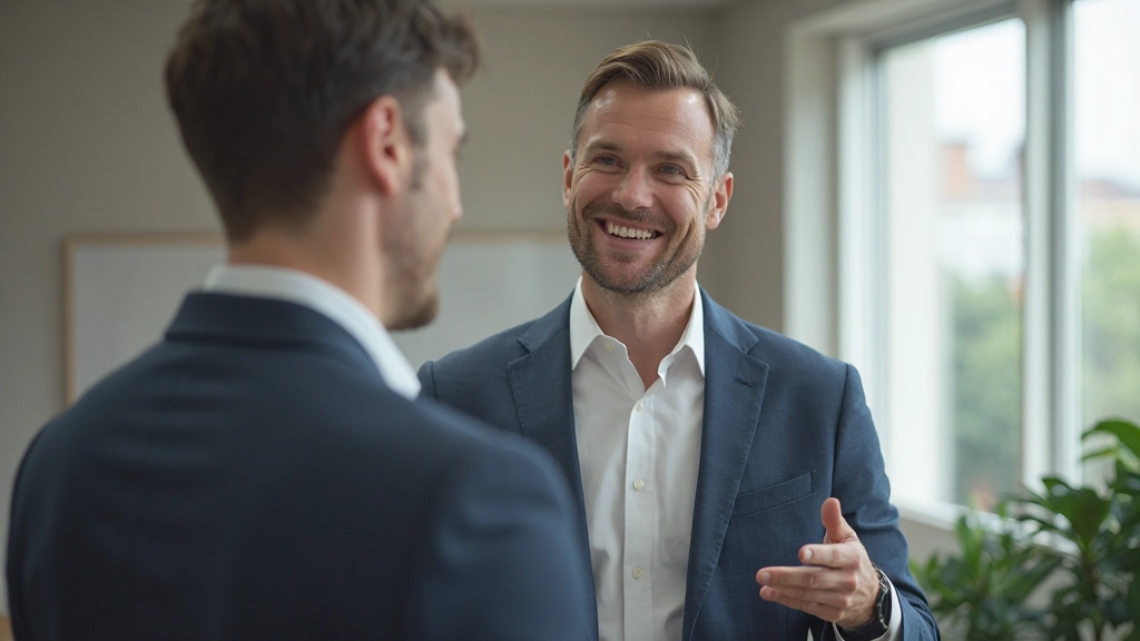 Twee volwassenen in levendig gesprek, met animatie in hun gezicht en handgebaren, duidelijk verhalen vertellend in Nederlands